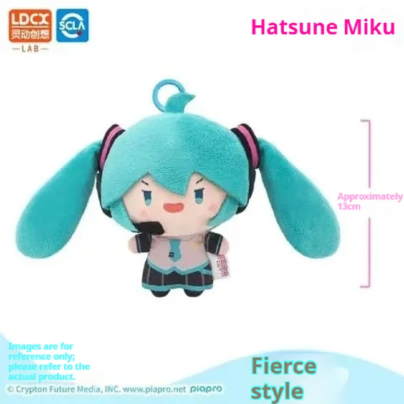 Original Hatsune Miku Double Ponytail Rotation Plush Doll Doll Bag Pendants Ornaments Decoration Plush Dolls Model Toy Xmas Gift