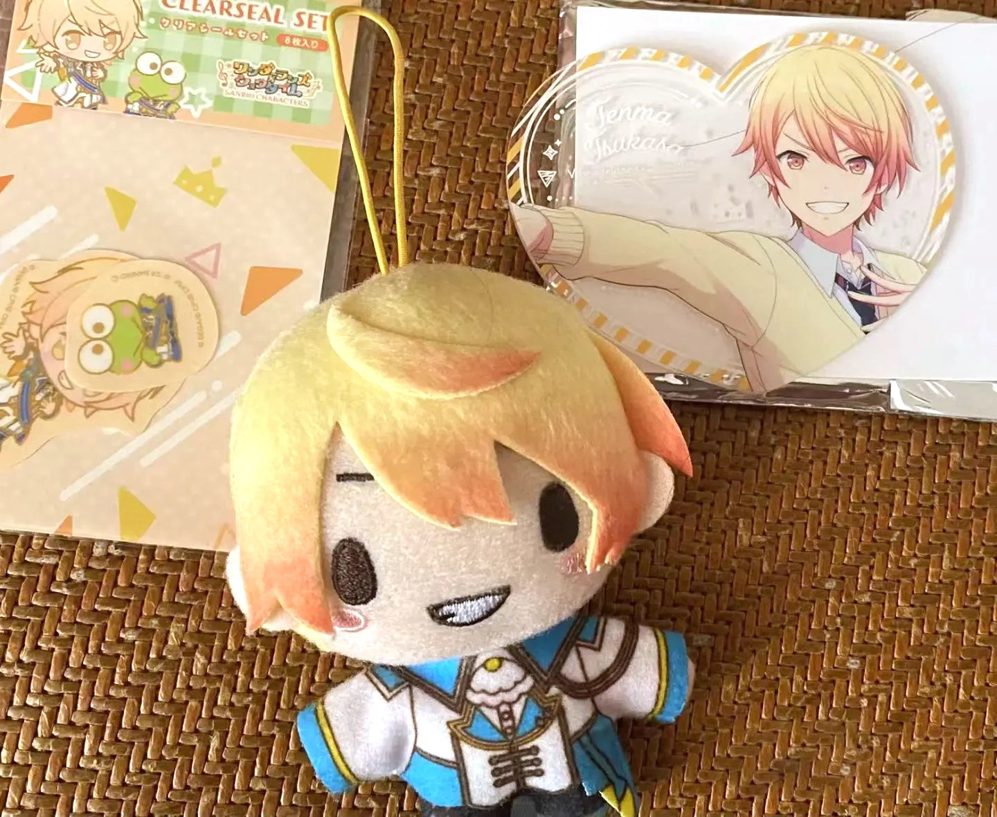 10cm Pjsk Plush Keychain Project Sekai Tenma Tsukasa Stuffed Plushies Bag Pendant Kamishiro Rui Kawaii Plush Doll Toy Gift