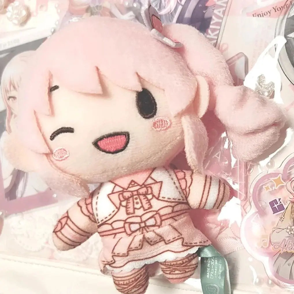 10cm Pjsk Plush Doll Toys Project Sekai Akiyama Mizuki Stuffed Plushies Keychain Yoisaki Kanade Pendant Backpack Bag Decor Gift