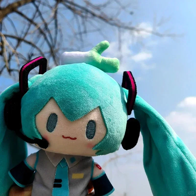 15cm Hatsune Miku Kawaii Q Version Figure Doll Anime Peripheral Keychain Bag Pendant Toy Collection Model Ornament Toys Gifts